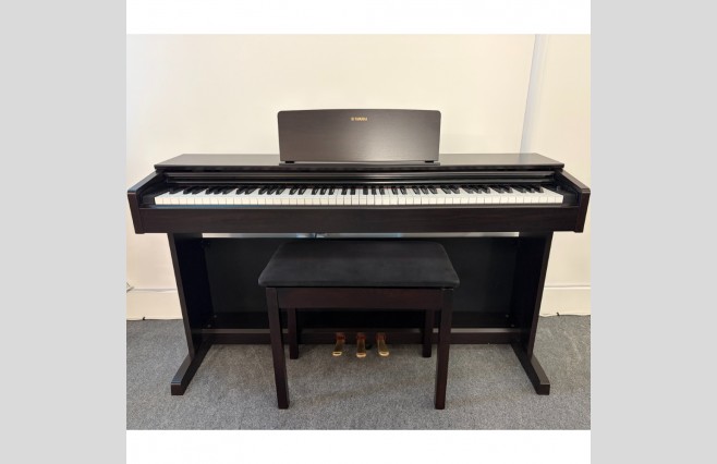 Yamaha YDP-143 Satin Rosewood Digital Piano, Used - Complete Package (SN:BCYY01045) - Image 1